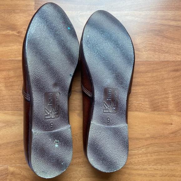 Brown Leather Loafers Khas Nagra Handmade Slip-on Dress Shoe - Picture 3 of 4